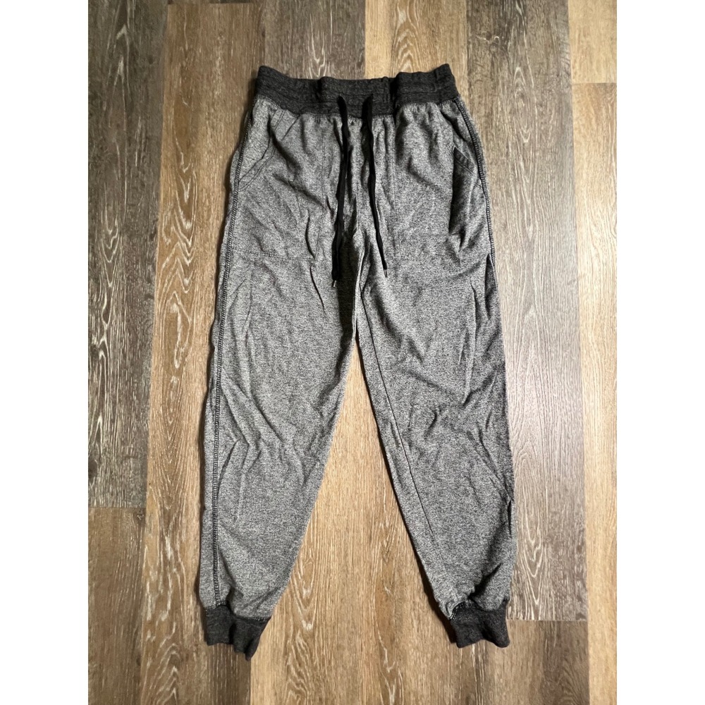 Carbon Joggers Mens Small Gray Heathered Drawstring Sweatpants 2234